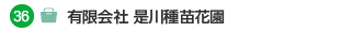 36 有限会社 是川種苗花園